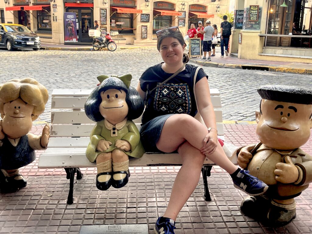 Una gallega hablando lunfardo