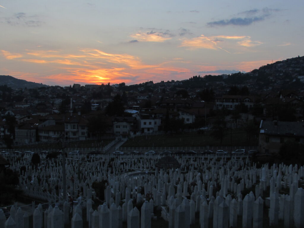 Atardecer desde la fortaleza amarilla