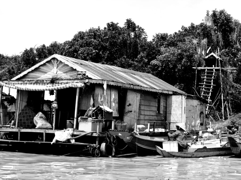 Aldeas flotantes en Camboya