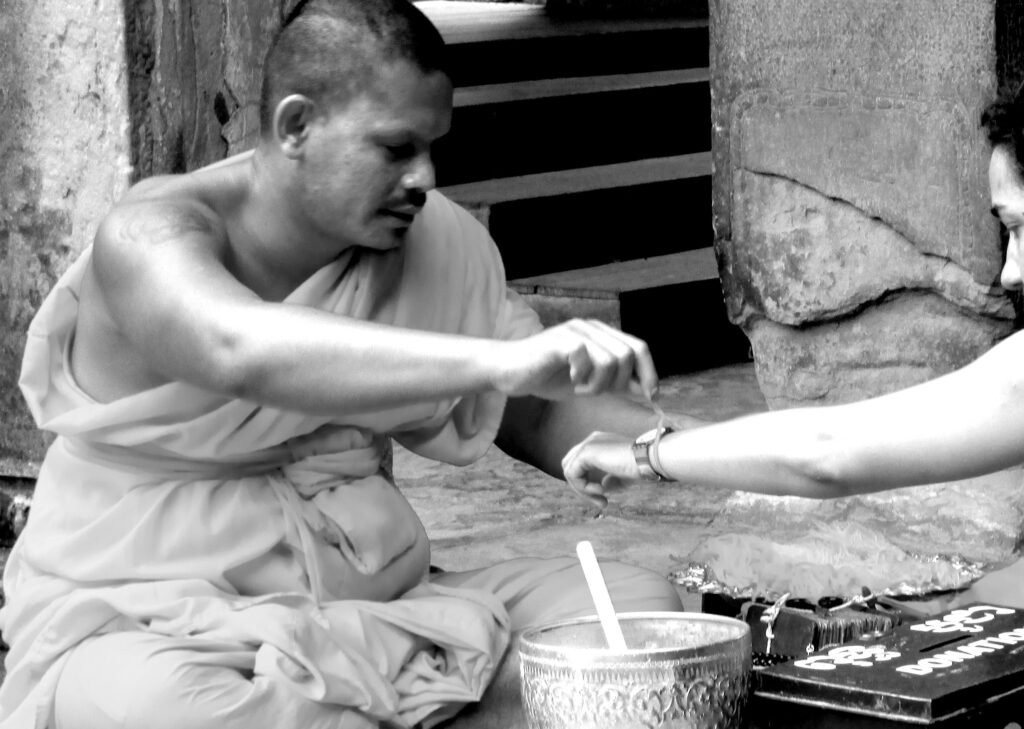 Tradiciones budistas en Angkor