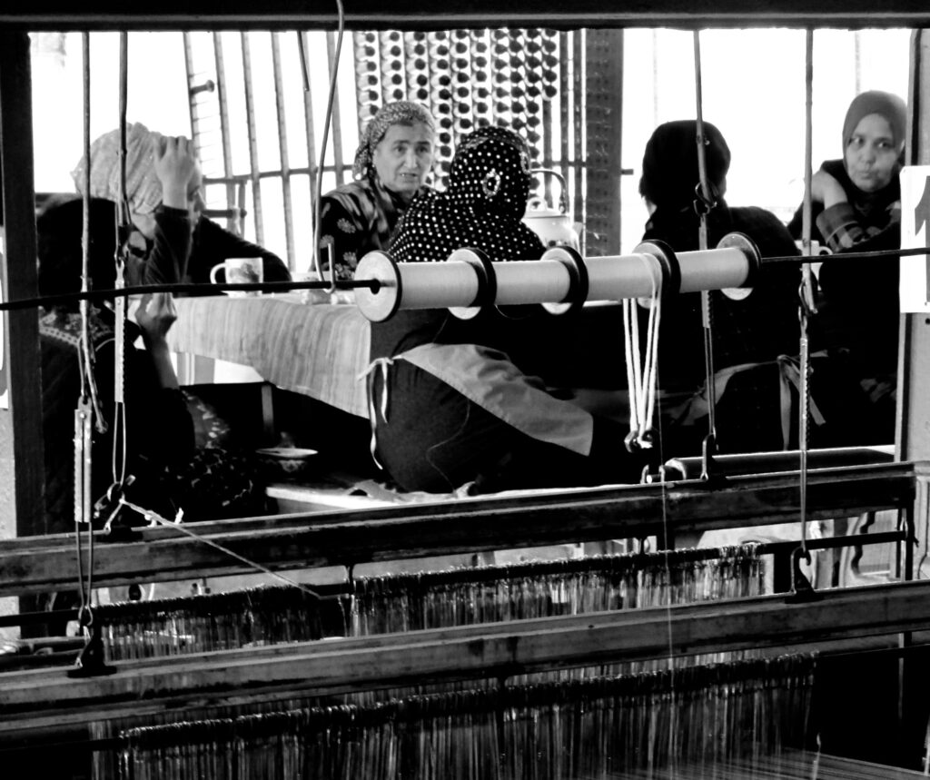 Reunión entre telares