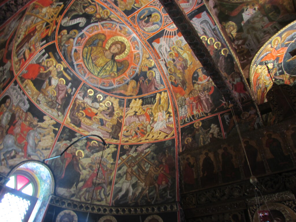 Frescos en los monasterios de Meteora