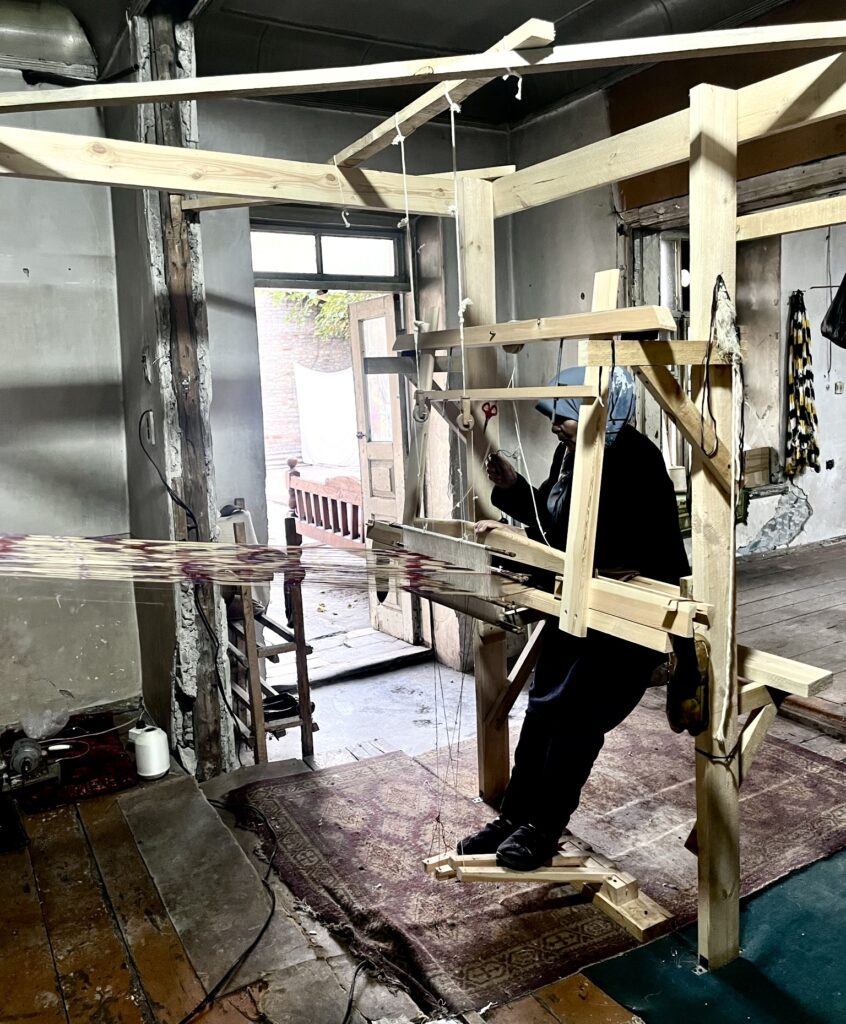 Patrones ikat en Marguilán