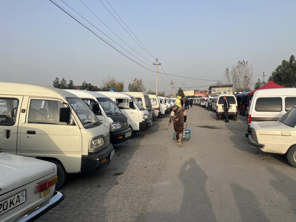 Marshrutkas en Margilon