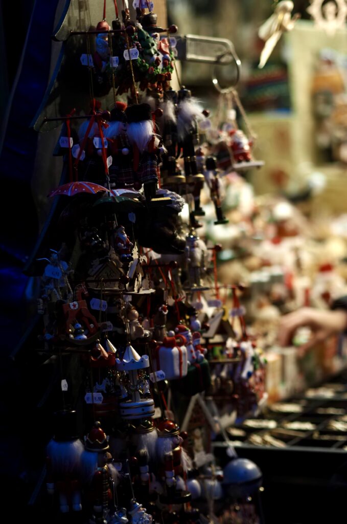 Ornamentos en el mercadillo de Nüremberg