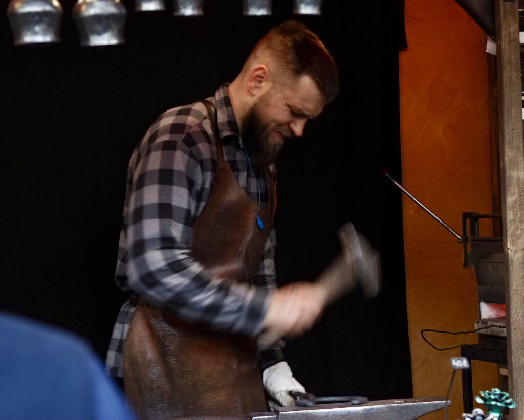 Herrero en el mercadillo de Colonia