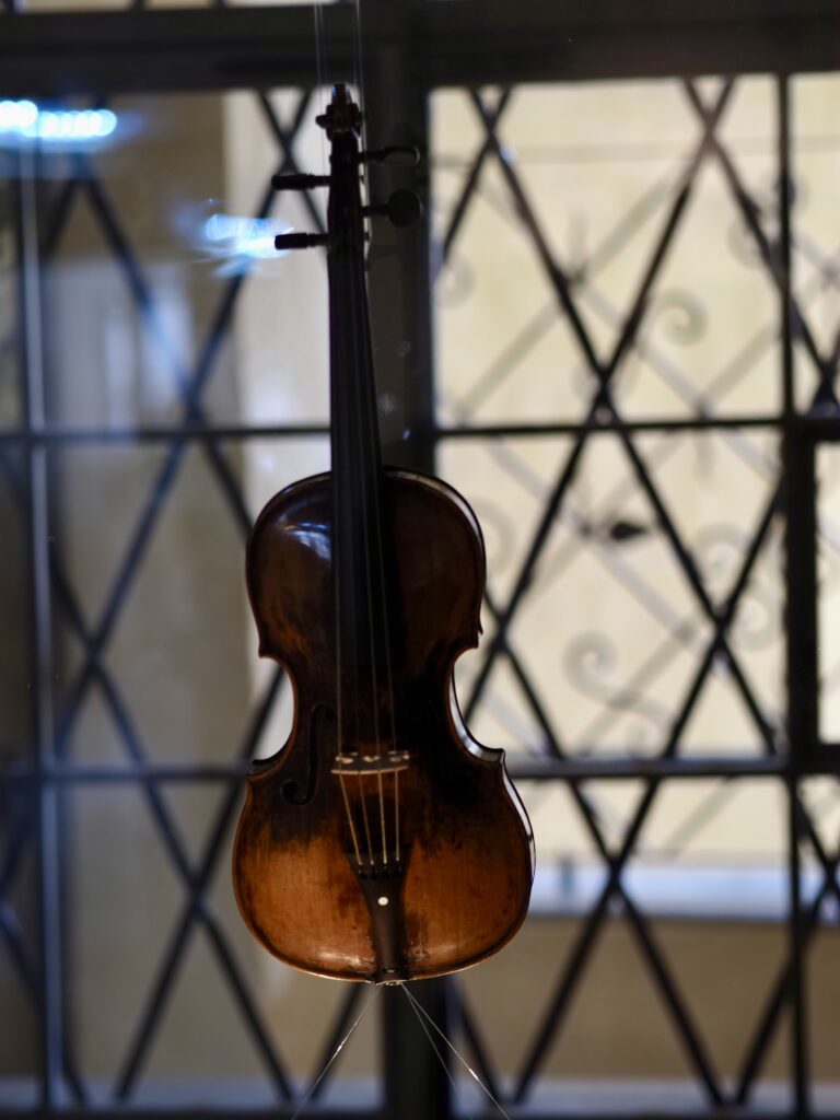 Violín en la casa de Mozart