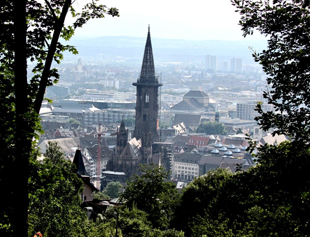 Catedral de Friburgo desde Schlossberg