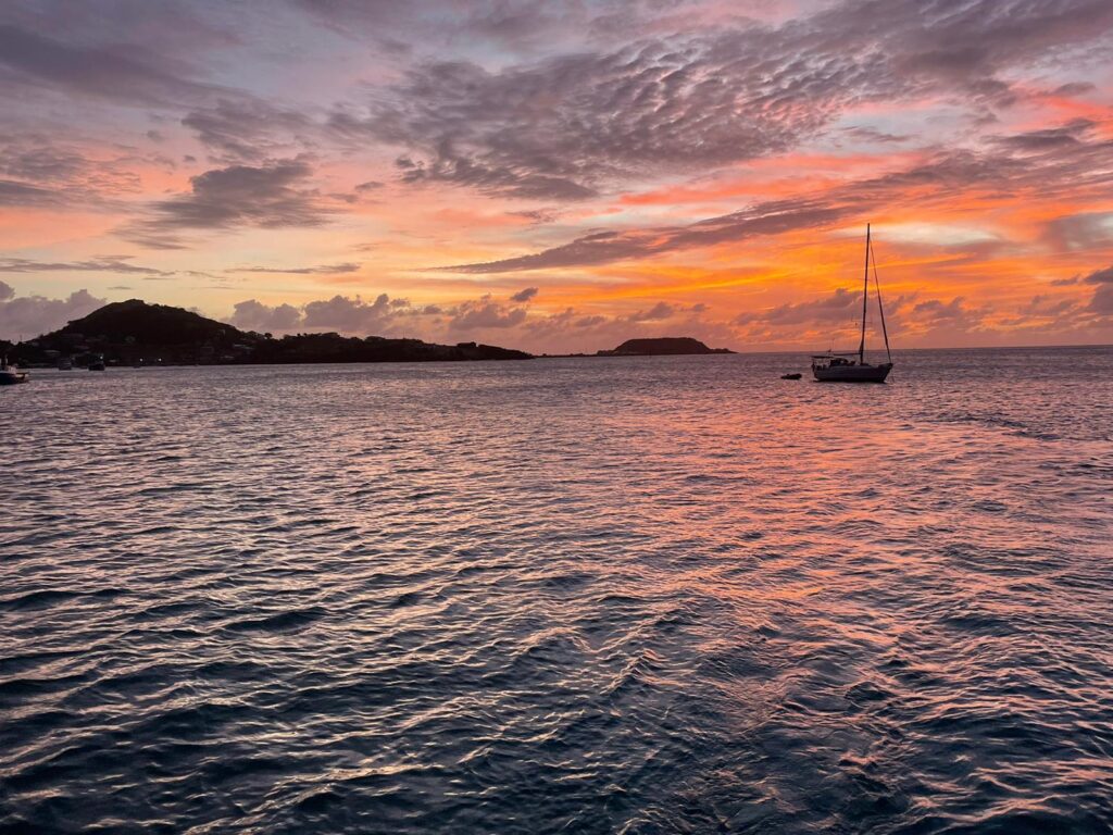 Atardeceres en las islas de Barlovento