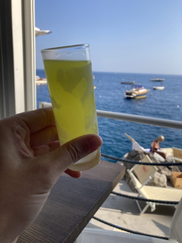 Limoncello en Positano