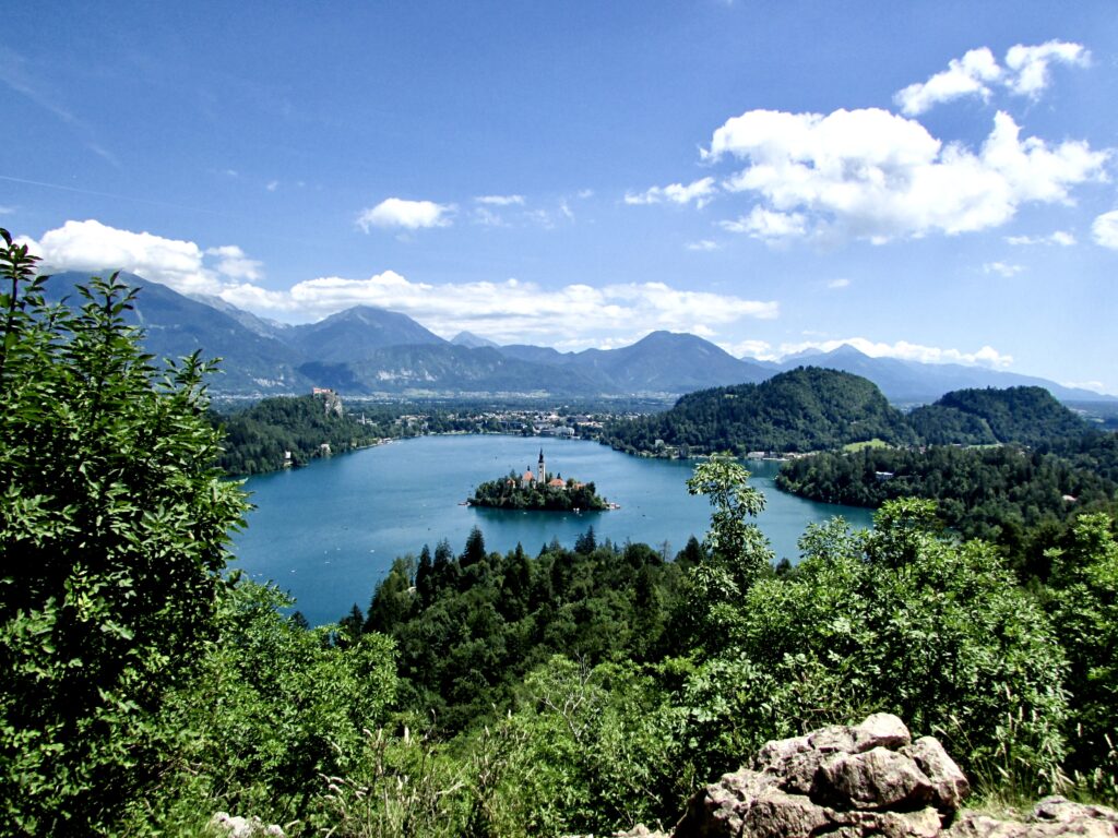 Miradores del lago Bled