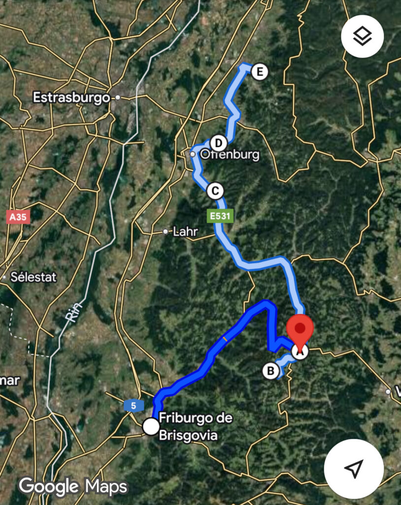 Nuestro itinerario por la Selva Negra