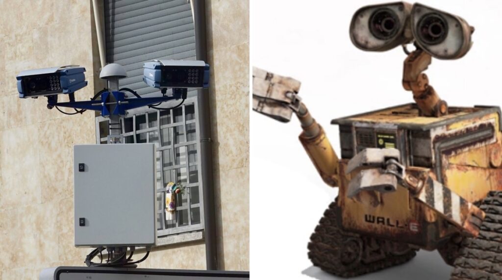 Se parece a Wall-E