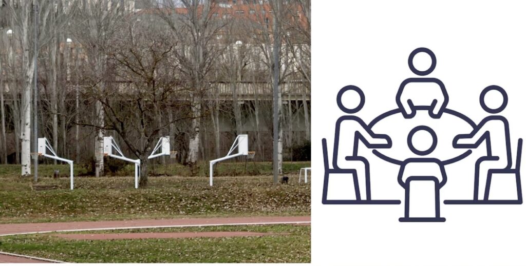 Una reunión muy baloncestística…