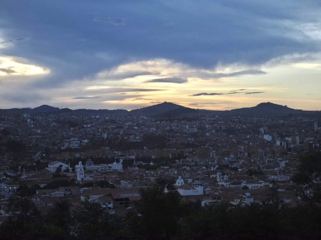 Sucre desde el mirador de Recoleta