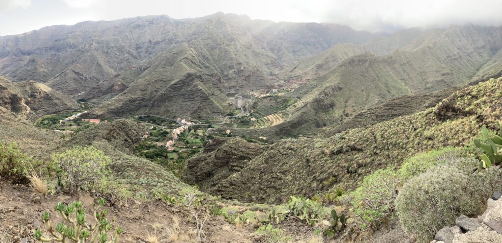 Paisajes en valle Gran Rey