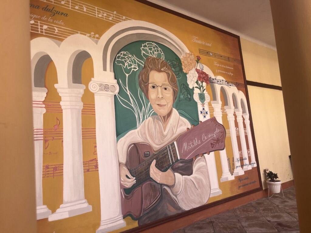 Mural en el Centro Cultural de Sucre
