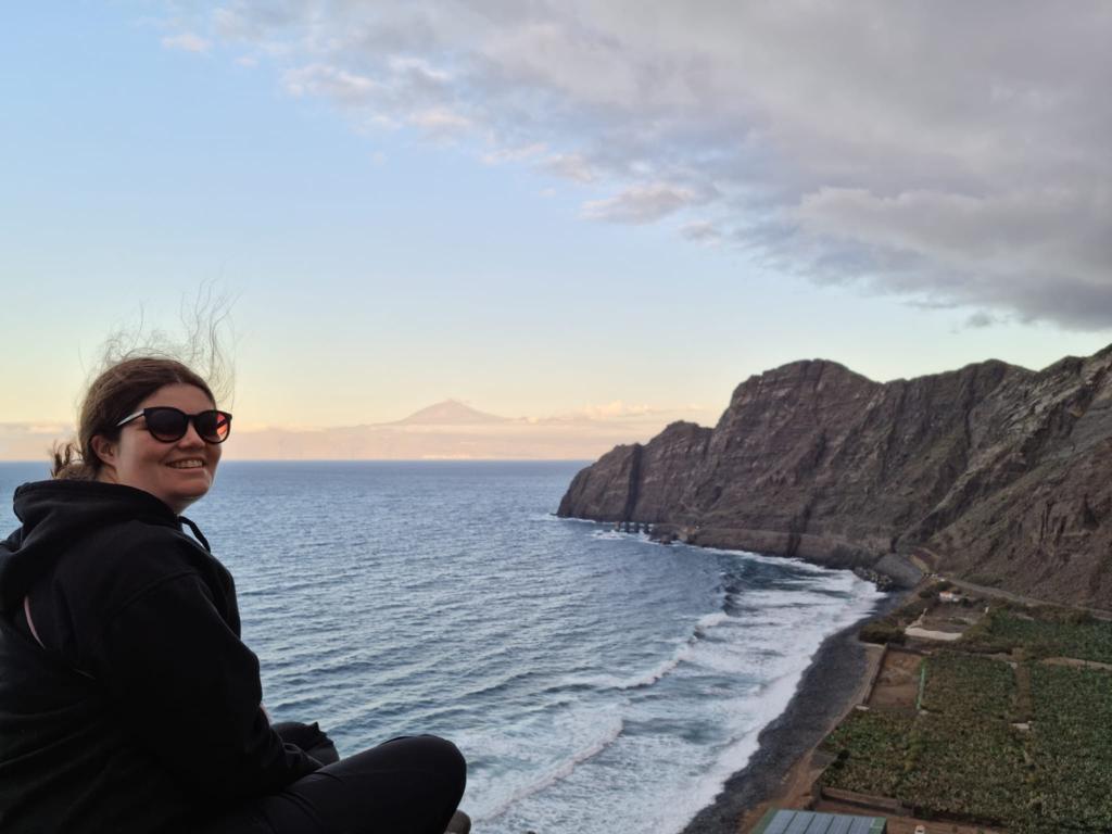 Disfrutando del Teide desde la Gomera
