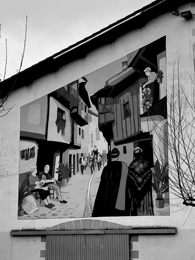 Mural sobre el Peropalo en Villanueva De la Vera