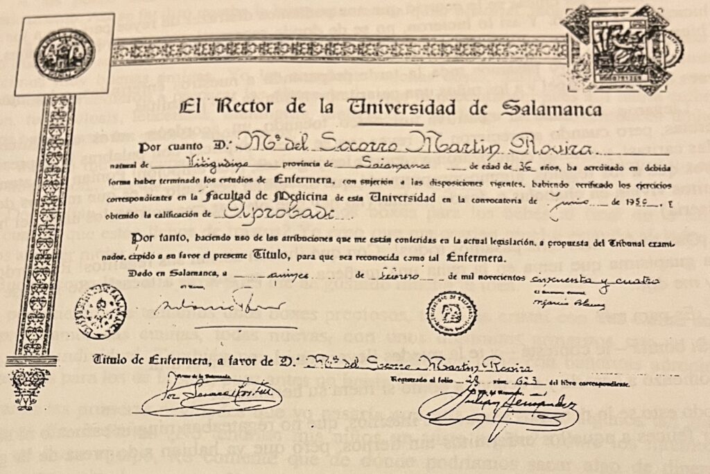 Diploma de enfermería