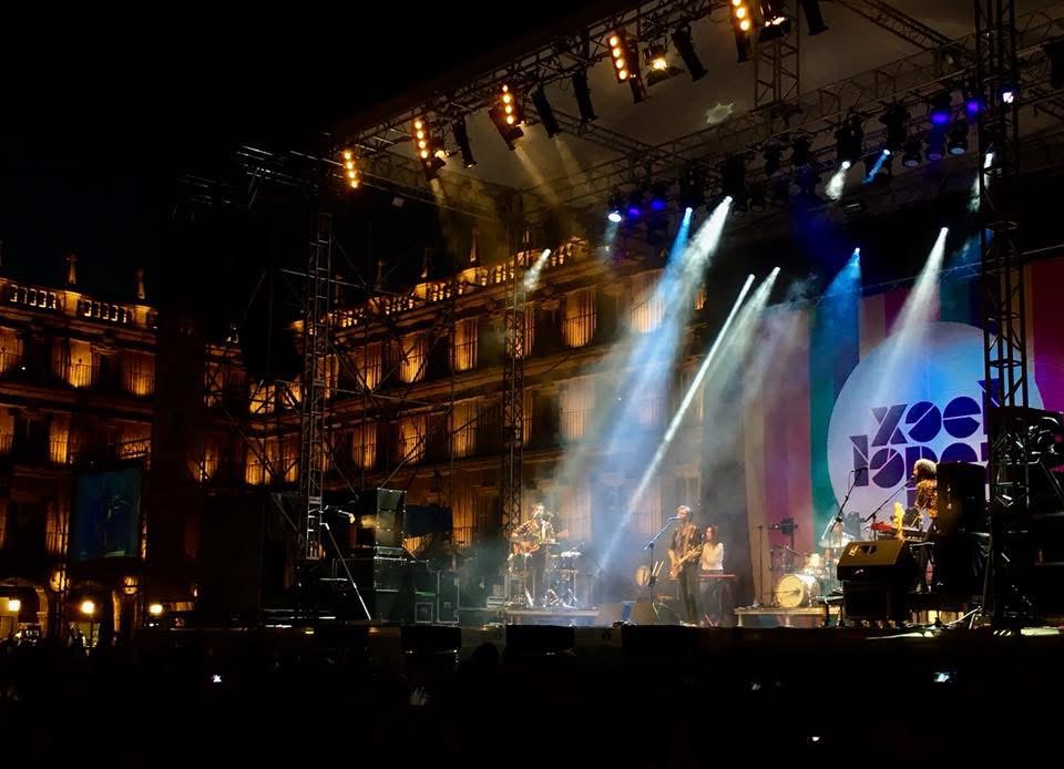 Concierto de Xoel López en la Plaza Mayor