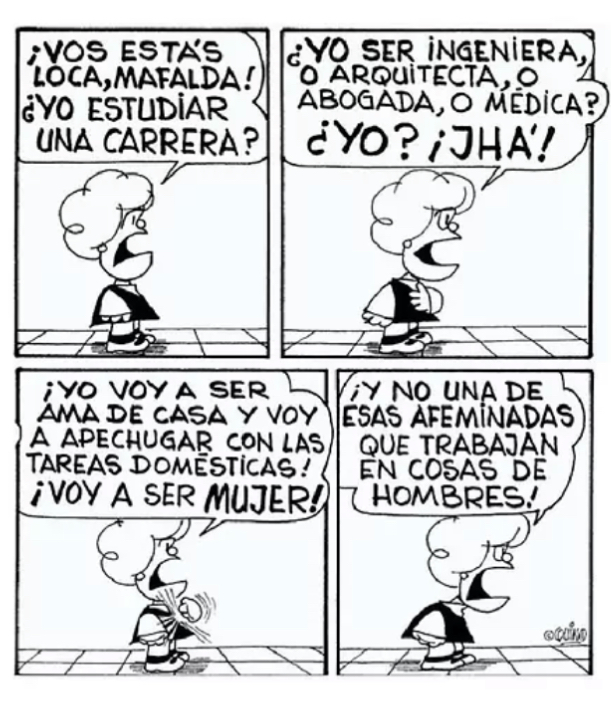 Mafalda y el 8M