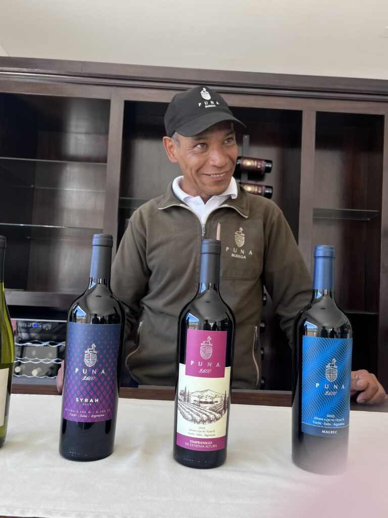 Fede y los vinos de Puna