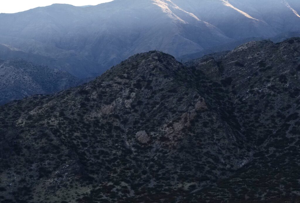Cerros rodeando las ruinas de Quilmes